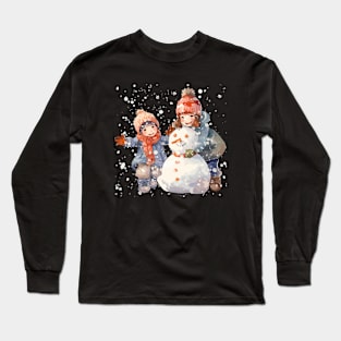 Children Snow Long Sleeve T-Shirt